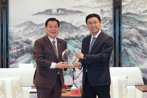 訪中 이재준 수원시장, 우저통 주하이시장 만나 “기업 교류·협력 확대하자” 제안