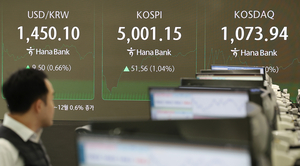[장중시황] 코스피, 장 초반 급락 딛고 5000선 회복…외국인·기관 매수에 반등