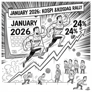 [이슈+] ‘이제까지 이런 랠리는 없었다’…코스피·코스닥 1월 ‘동반 20%대’, IT 버블 후 25년 만