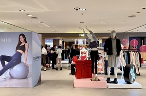 젝시믹스, 대만 공략 가속화…타이중 신광미츠코시 백화점 팝업 오픈