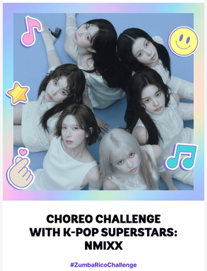 줌바, 엔믹스 ‘RICO’에 맞춘 글로벌 콘테스트 개최