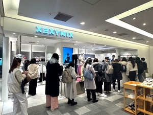 젝시믹스, 日 도쿄 패션 심장부 ‘오모테산도’ 진출