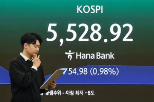 [개장시황] 중동 리스크 재부각…코스피 1%대 하락 출발, 유가 급등에 투자심리 위축