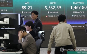 [마감시황] 트럼프 종전 시사에 투심 회복…코스피 5% 급등, 5500선 회복