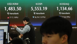 [개장시황] 중동 리스크에 환율 급등…코스피 약세·코스닥 상승