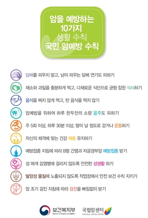 “암 정복 넘어 암 없는 시대…생활습관·조기검진으로 가능”