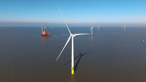 365MW 낙월해상풍력, 터빈 본격 설치…안전점검 강화