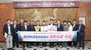 경북문화관광공사, 경영혁신 ‘최우수상’ 쾌거