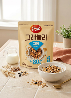동서식품, ‘포스트 그래놀라 저당 렌틸 오트’ 출시…저당 라인업 강화