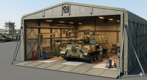 [단독] “파손 전차, 전쟁터서 뚝딱 수리”…한화에어로, ‘이동식 야전정비고’ 만든다