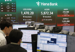 미-이란 2주 휴전 소식에 코스피 6.87% 상승…개인은 역대급 매도 [마감시황]