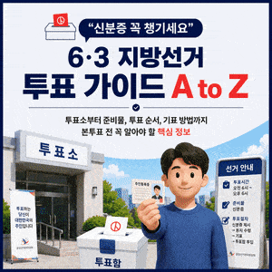 “신분증 꼭 챙기세요”…6·3 선거 투표가이드 A to Z