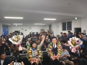 장신상 횡성군수 당선 “500만 관광 시대 열어 횡성 미래 다시 세우겠다”