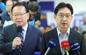 민주당 잠룡 성적표…김부겸·김경수 울고, 박찬대·우상호·박수현 웃고