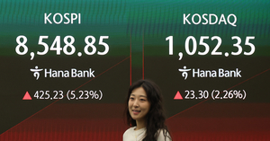 미·이란 종전 합의에 코스피 8500선 돌파…외국인 순매수에 주목[개장시황]