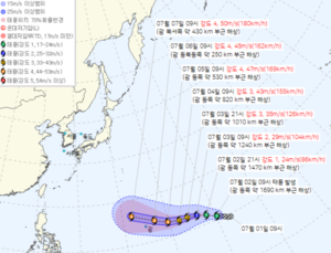 전국 본격 장마 시작…5~7일 ‘호우특보급’ 폭우, 태풍 ‘바비’ 변수