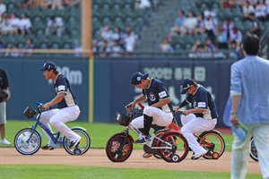 삼천리자전거, KBO 올스타전 ‘썸머레이스’서 야구팬 눈길 잡아