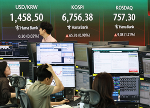 코스피 강보합·코스닥 강세…반도체주 혼조세[개장시황]