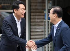 김윤덕·오세훈 재회동…‘용산공원’ 두고 여전한 입장차