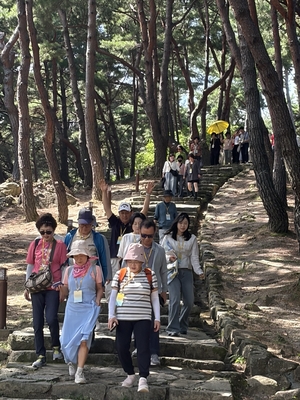 ‘참한 성주 하루 여행’ 첫 운행 관광객 40명 성주 방문