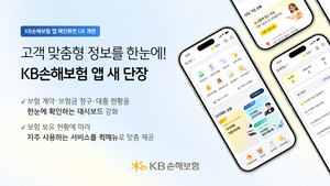 [보험사 풍향계] KB손해보험, 앱 리뉴얼…개인화 대시보드 적용 外