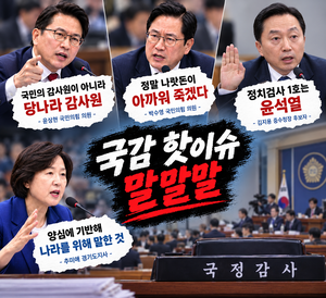 “당나라 감사원”부터 “발작버튼”까지…국감 달군 말말말