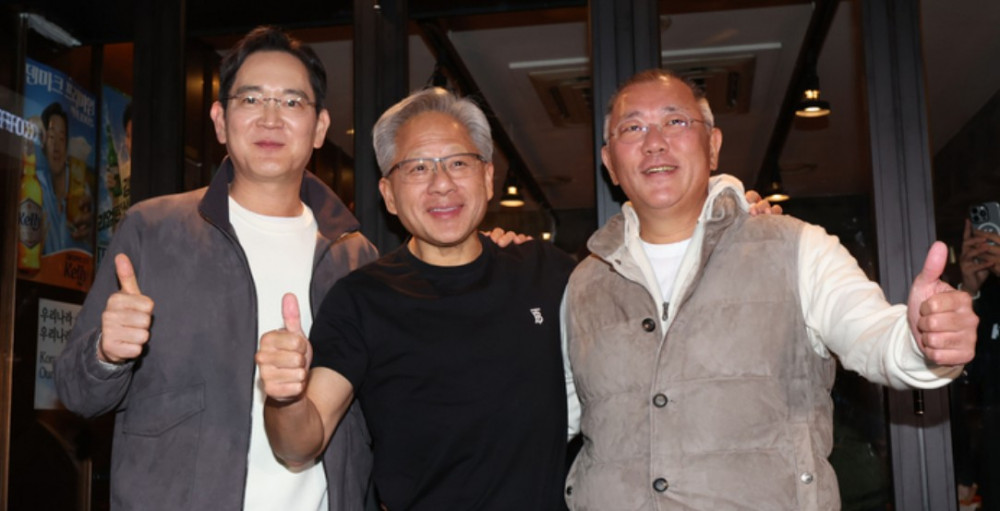 젠슨황·이재용·정의선 ‘치맥 회동’...“놀랄만한 소식 알릴 것”