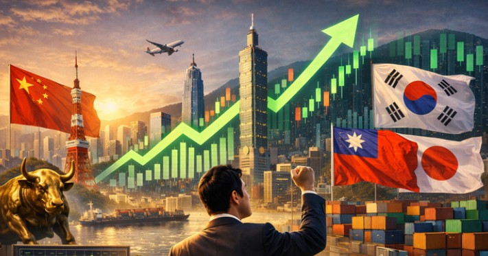 아시아증시 5년만에 미·유럽 압도…“내년엔 더 오른다”