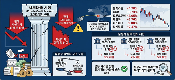 사모대출 시장 경고등…펀드 환매 사태 속 옥석 가리기