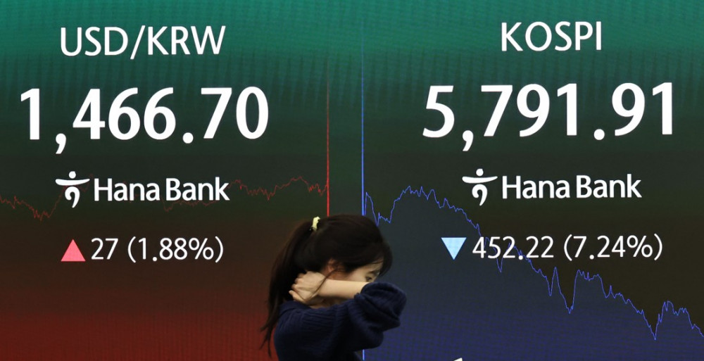 20만전자·100만닉스 붕괴… 환율 1462원 ‘금융 패닉’