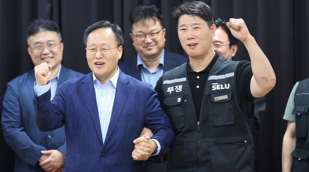 총파업 한 시간 앞두고…삼성 노사 ‘잠정 합의’ 극적 타결