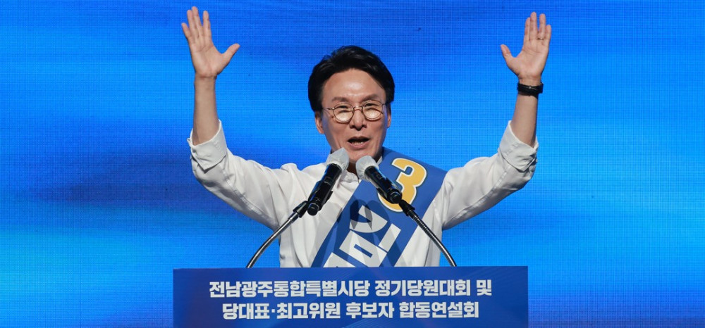 김민석, 호남서 과반 승리…정청래에 누적 14%p 앞서